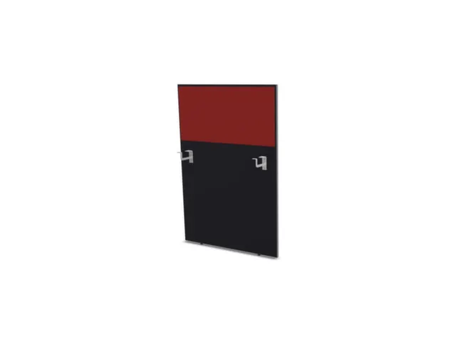 cache de banque d'accueil p. table de bureau CC-noir BN4011-rouge