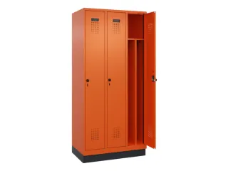 locker voor scheiding van kleding,HxBxD 1950x900x500mm,3vak - 1
