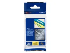 TZEPR955 Brother P-touch 24mm wit zilver lettertape 8m laminated