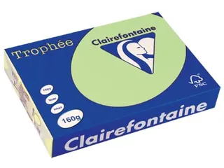 Trophée Pastel gekleurd papier A4 160 gram 250vel Groen - 2
