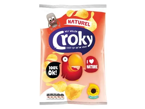 Chips Naturel Zakje Van 100 Gram