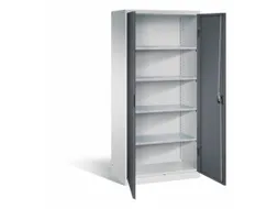 universele kast,HxBxD 1950x890x545mm,4xStalen bodem,cilinderslot