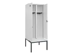 locker met bank,voor scheiding van kleding,HxBxD 2120x800x815mm,2vak