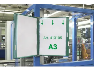 wand-zichtpanelensysteem,DIN A3,staand,10panelen,groen - 2