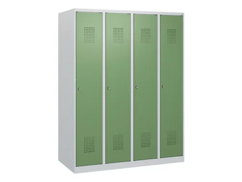 schoollocker,HxBxD 1530x1200x500mm,4vak,vak B 300mm,cil.-slot