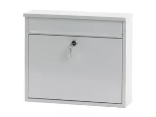 Wandbrievenbus 31.5cm Wit Staal - 1