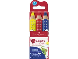 Kleurpotlood Faber-Castell Grippy XXL Jumbo kartonetui 3 stuks