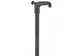 Wandelstok Able2 soft recht handvat zwart