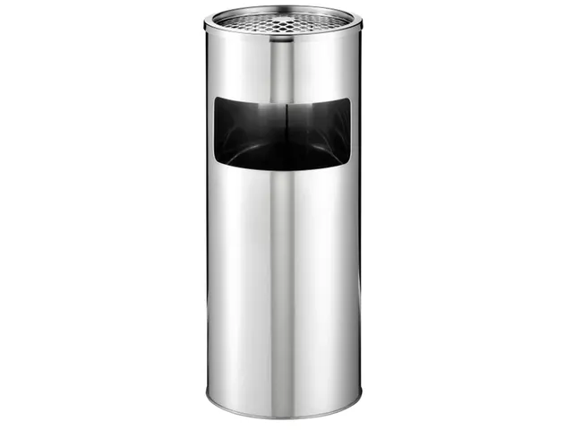 Poubelle-cendrier Durable 3373-23 Rond Inox
