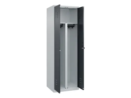 PBM-locker,HxBxD 1850x600x500mm,2vak,vak B 300mm,draaigrendel