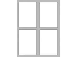 Infovitrine 4xa4 Whiteboard Voor Binnen Aluminium Frame Deur Acrylglas - 4