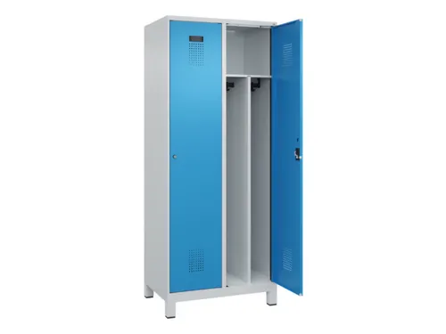 locker voor scheiding van kleding,HxBxD 1950x800x500mm,2vak
