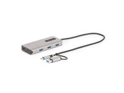 USB-C Multiport Adapter met Ingebouwde USB-C naar USB-A Dongle
