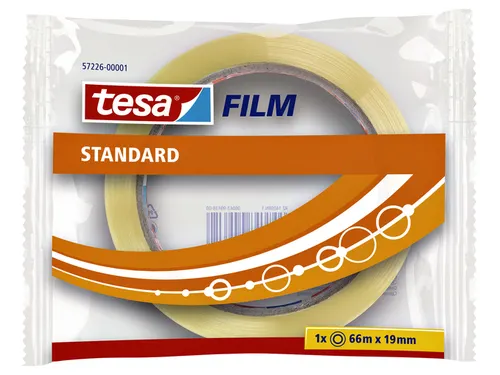 Plakband Tesa film standaard 19mmx66m