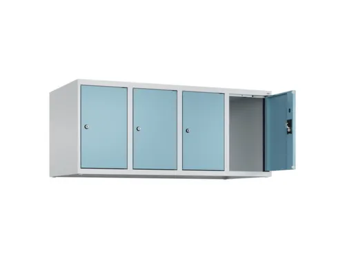 opzetkast,v. locker,4vak.,vak B 300mm,HxBxD 500x1200x500mm