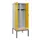 locker met bank,voor scheiding van kleding,HxBxD 2120x800x815mm,2vak