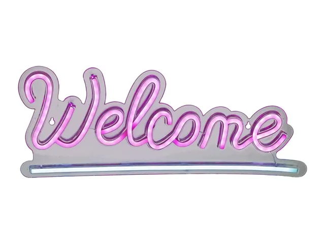 Ledbord Lumineo indoor USB neon Welcome