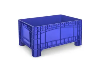 container met grote capaciteit,HxLxB 580x1200x800mm,354l,PE,blauw - 2