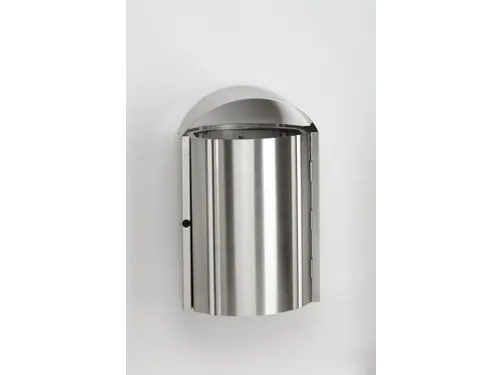 Wandafvalbak RVS 50 liter HxB 790x480mm binnenbak verzinkt
