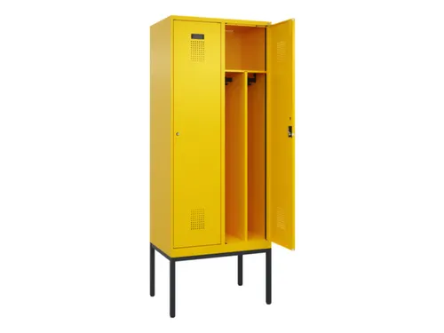locker voor scheiding van kleding,HxBxD 2120x800x500mm,2vak