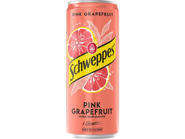 Schweppes Pink Grapefruit blik 33cl 24 stuks