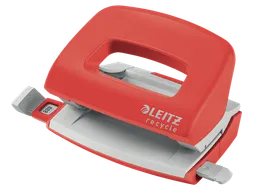 Perforator Leitz Nexxt Recycle mini 10 vel rood