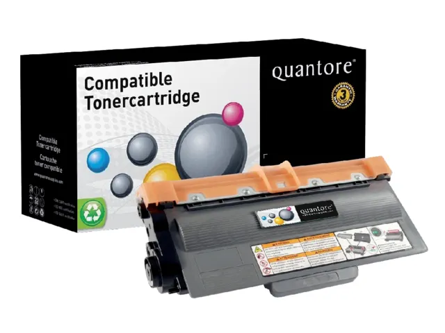 Tonercartridge Quantorealternatief tbv Brother TN-3380BK zwart