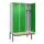 locker met bank,voor scheiding van kleding,HxBxD 2120x1200x815mm,3vak