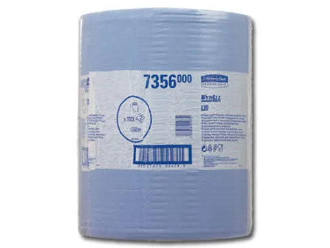 WypAll 7356 poetsdoek L20 2-laags blauw