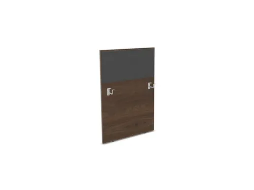 baliepaneel bureau aanbouw links 800mm NV bruin hickory antraciet
