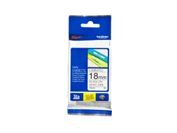 Labeltape Brother P-touch TZe-241 standaard 18mm zwart op wit