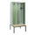 locker met bank,HxBxD 2120x900x815mm,3vak,vak B 300mm,cilinderslot