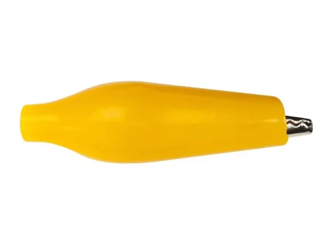 Geisoleerde Krokodillenklem 27mm - Geel