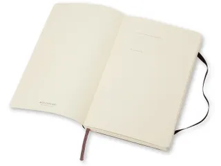 Notitieboek Moleskine XL 190x250mm lijn soft cover zwart - 12