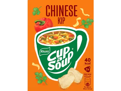 Cup a Soup Knorr Chinese kip 175ml doos 21 stuks