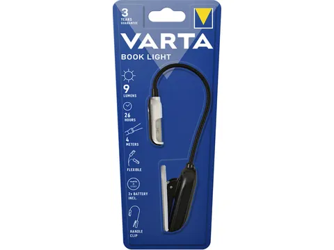 Zaklamp Varta Led Book met 2xCR2032 batterijen