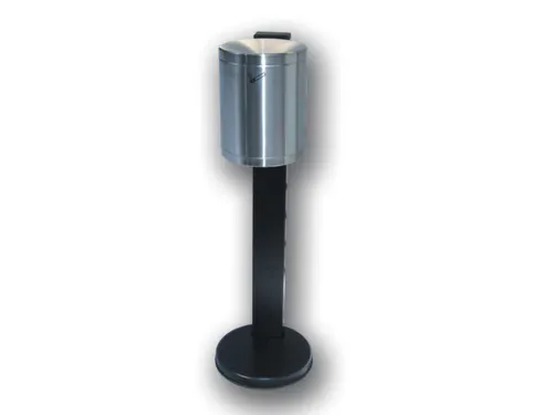 Staande Veiligheidsasbak 6 liter Rvs