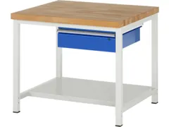 werkbank,HxBxD 840-1040x1000x900mm,beukblad,draagverm. 1250kg,4voeten