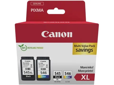 photo value pack 1 x PG-545XL + 1 x CL-546XL 8286B012, 4 kleuren