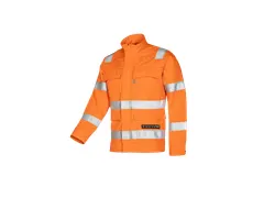 Sioen 077V Ingon hi-vis Werkjas ARC Fluo oranje maat 50