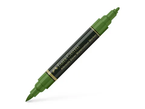 Aquarel marker Faber-Castell Albrecht Dürer 167 permanent olijfgroen