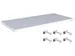 tablette,p. rayonnage,lxP 1000x500mm,charge max. par tabl. 200kg,acier