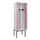 locker voor scheiding van kleding,HxBxD 2120x600x500mm,2vak