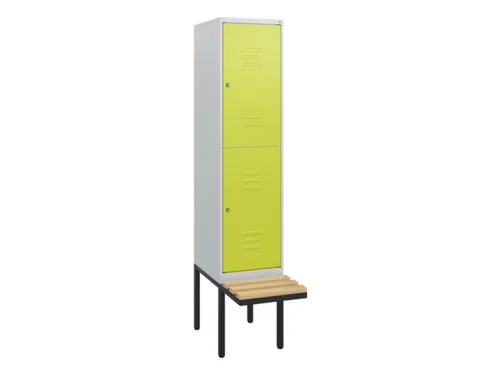 Dubbeldekse dekenkist,HxBxD 1950x400x815mm,1x2vak.,vak B 400mm