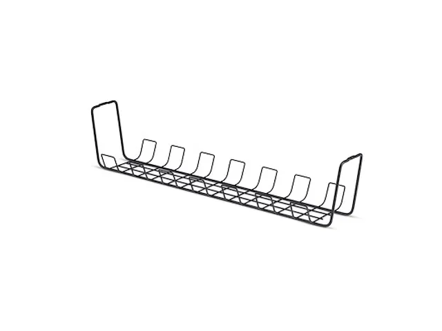 Kabelmanagement Tray voor onder bureau, 61,5cm Zwart