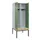 locker met bank,voor scheiding van kleding,HxBxD 2120x800x815mm,2vak