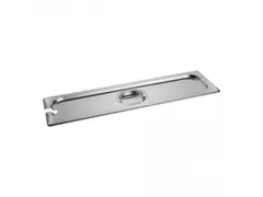 Caterchef Gastronorm deksel RVS met lepeluitsparing 2/4 GN