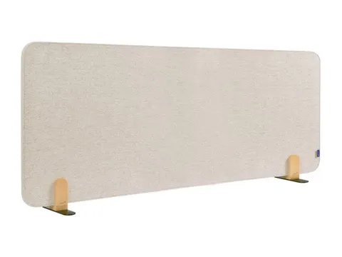 Elements Bureauscherm akoestisch 60x160cm Beige Houders