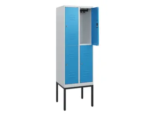 dubbeldekse locker,HxBxD 1950x600x500mm,2x2vak.,vak B 300mm - 2