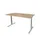 Bureau Linesto Plus Hoogte instelbaar 180x80 honey castello 25mm alu